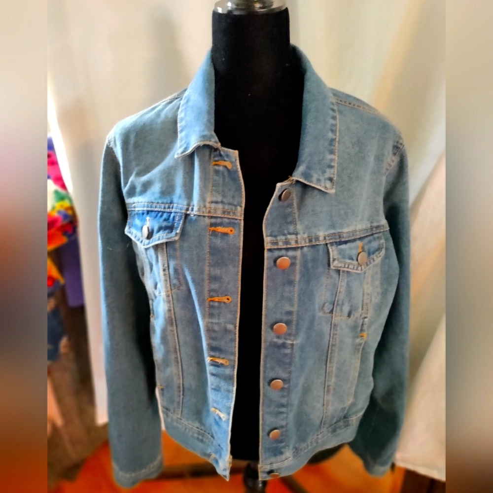 Ashley Vintage Charm Jean Jacket XL Pre-owned Excellent Condition.